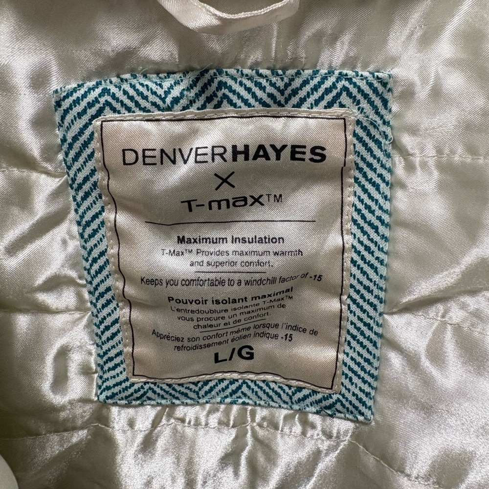 Denver Hayes Women’s Green and White Insulated Jacket